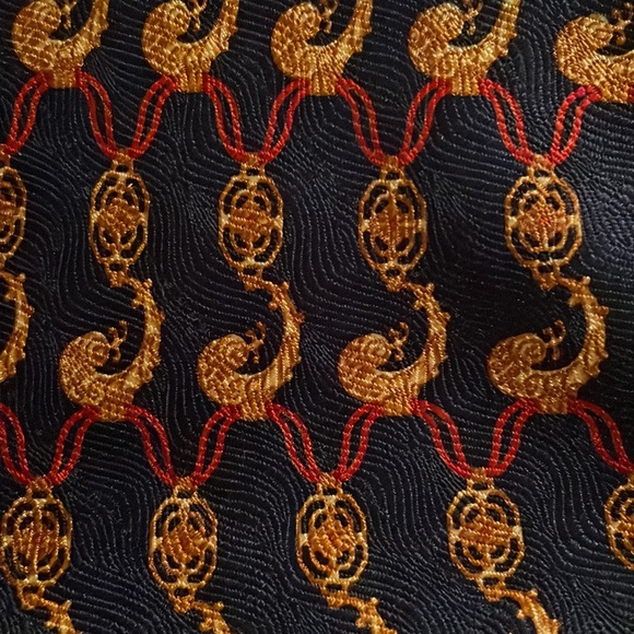 Dormeuil Tie, Multicolors: Blue, Red & Brown/Tan - Picture 7 of 7